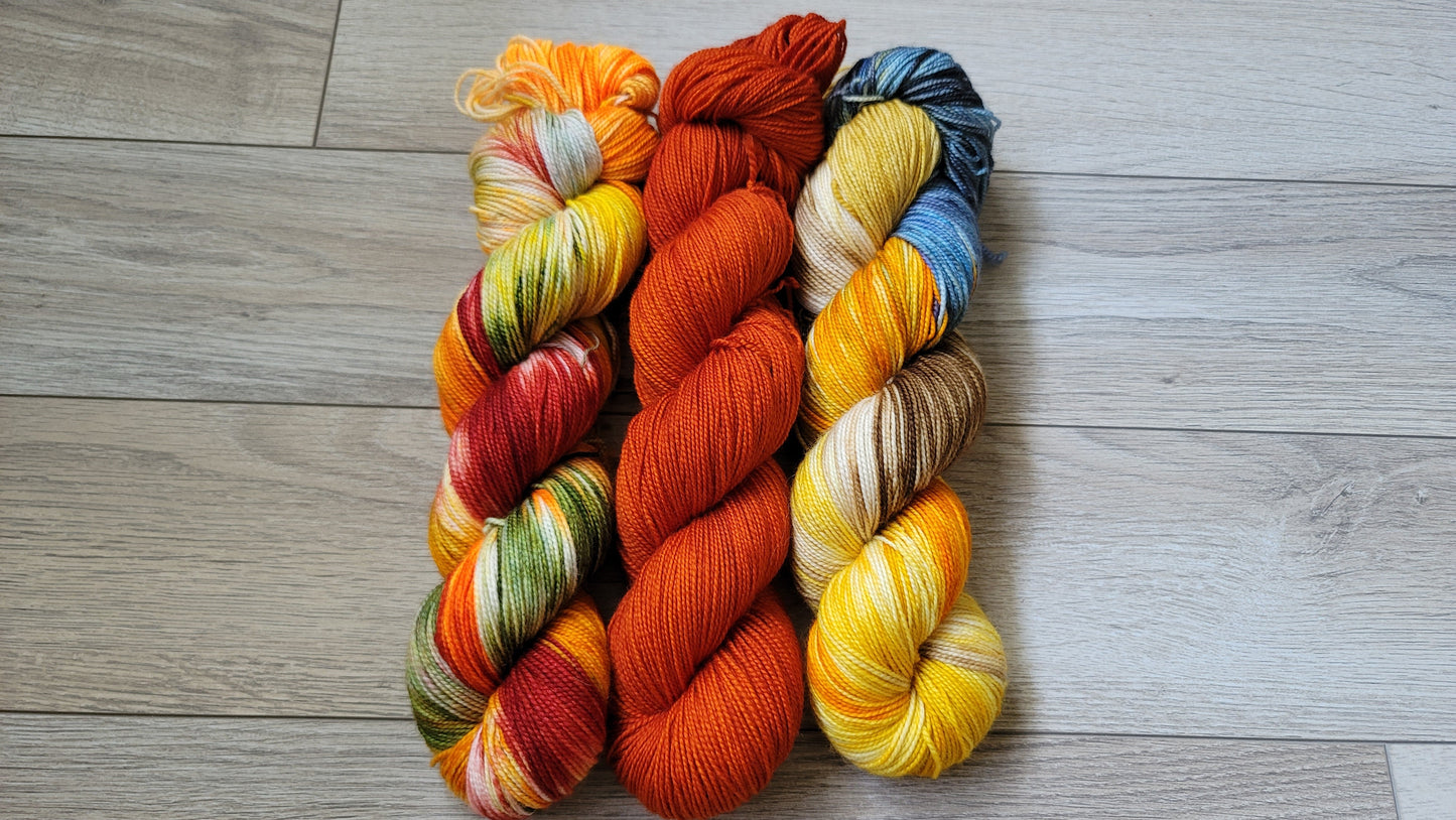 Cozy Autumn 3 skein kit