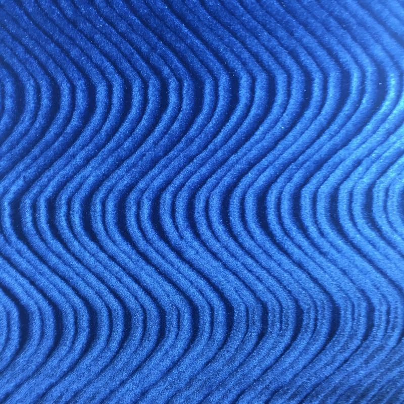 Swirl Velvet Flocking Fabric