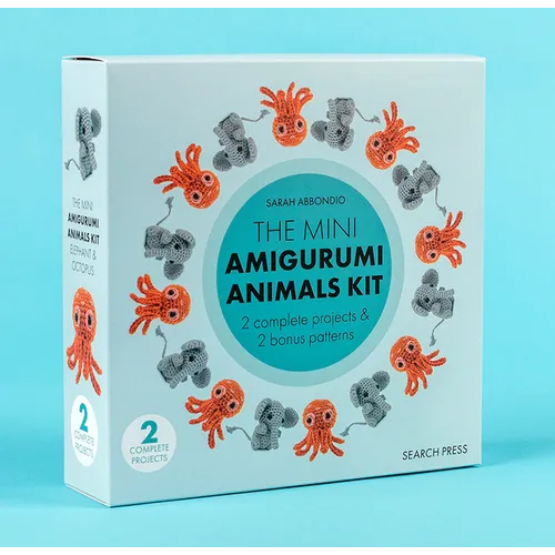 Mini Amigurumi Animals Kit: 2 Complete Projects & 2 Bonus Patterns