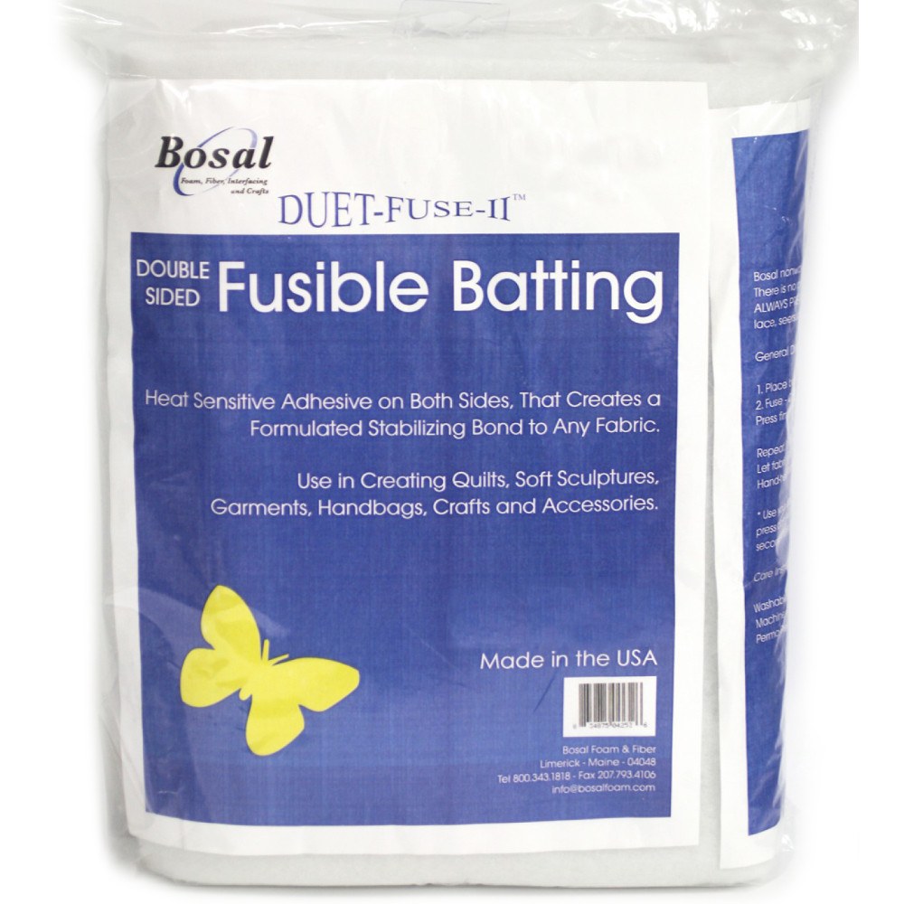 Bosal Duet II Double-Sided Fusible Batting