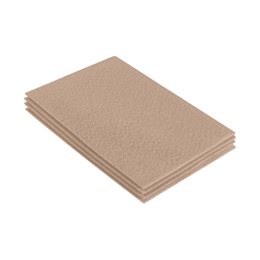 FabricLA Acrylic Felt 9"X12" Sheet Packs | Sandy