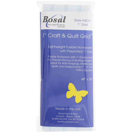 Bosal, 1" Craft & Quilt Fusible Interfacing, 48" x 36"