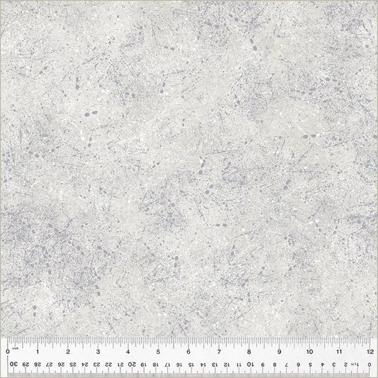 Grey Fog Noteworthy Splatter 44"/45 Fabric Per Yard
