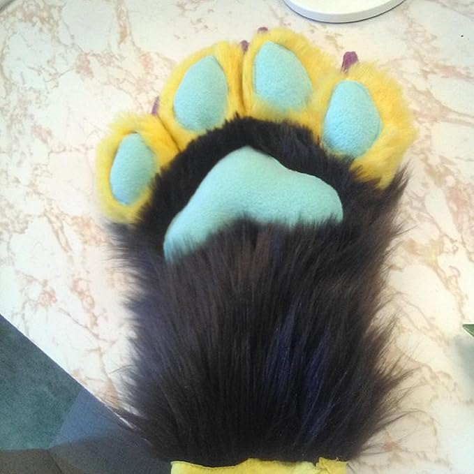 FabricLA 10x10 Faux Fur Squares - 8-Pack DIY Shaggy Patches