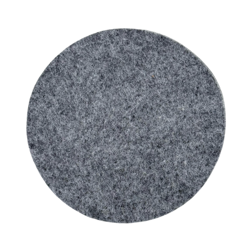 3.2mm Thick Felt Circles – 5 Pack | 5”, 7”, or 10.5” | Soft Craft Felt for DIY