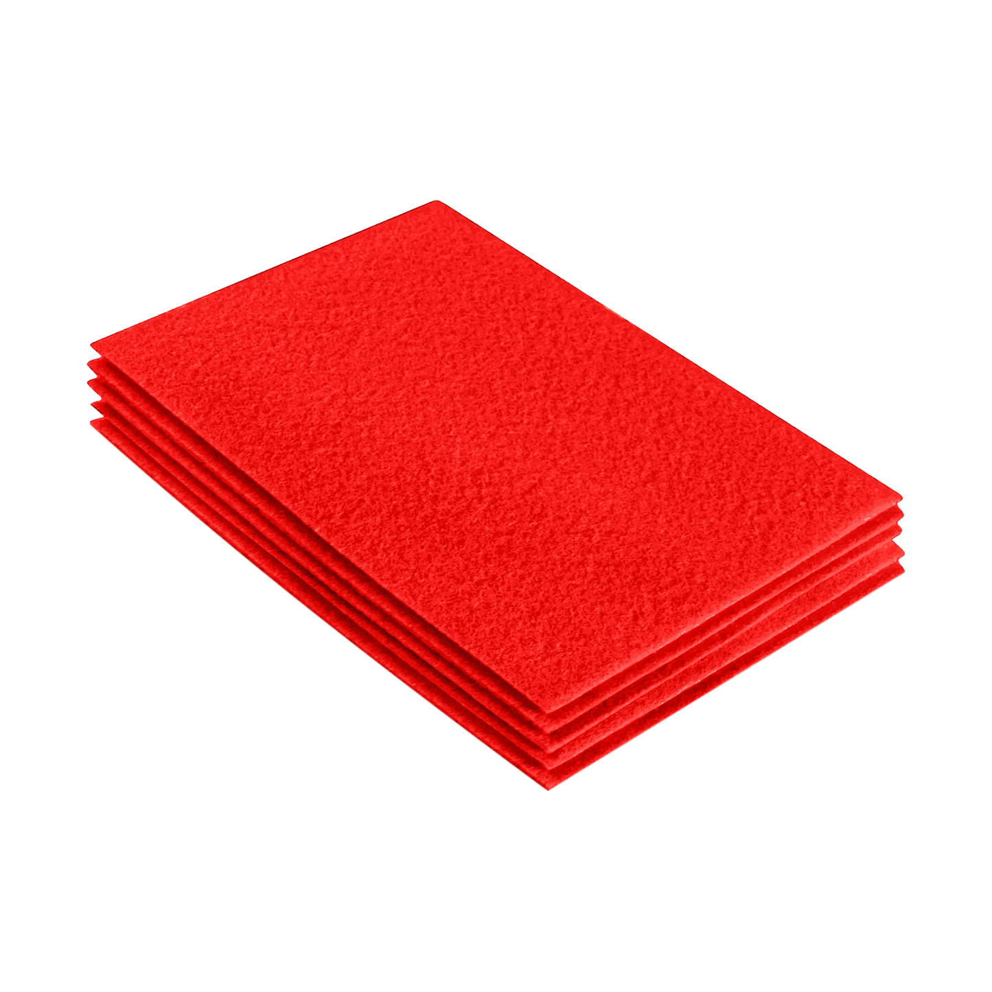 FabricLA Acrylic Felt 9"X12" Sheet Packs | Hot Orange