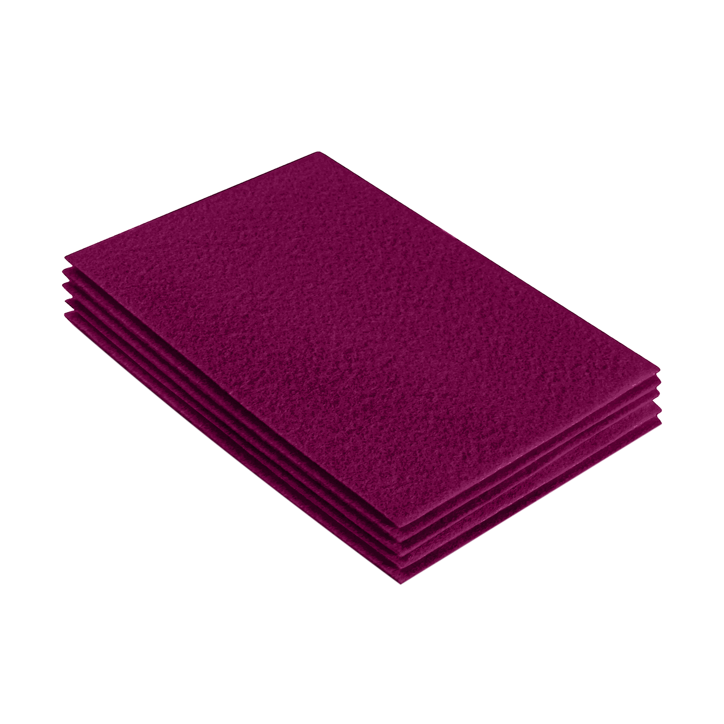 FabricLA Acrylic Felt 9"X12" Sheet Packs | Oxblood Burgundy