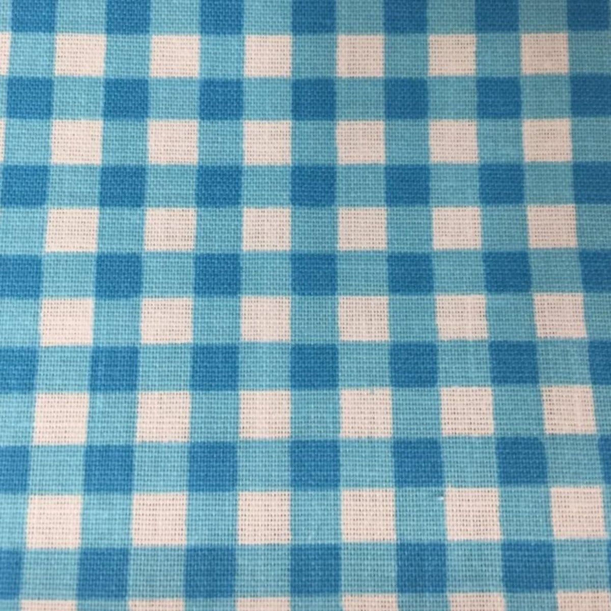 Gingham Checkered Print Poly Cotton Fabric