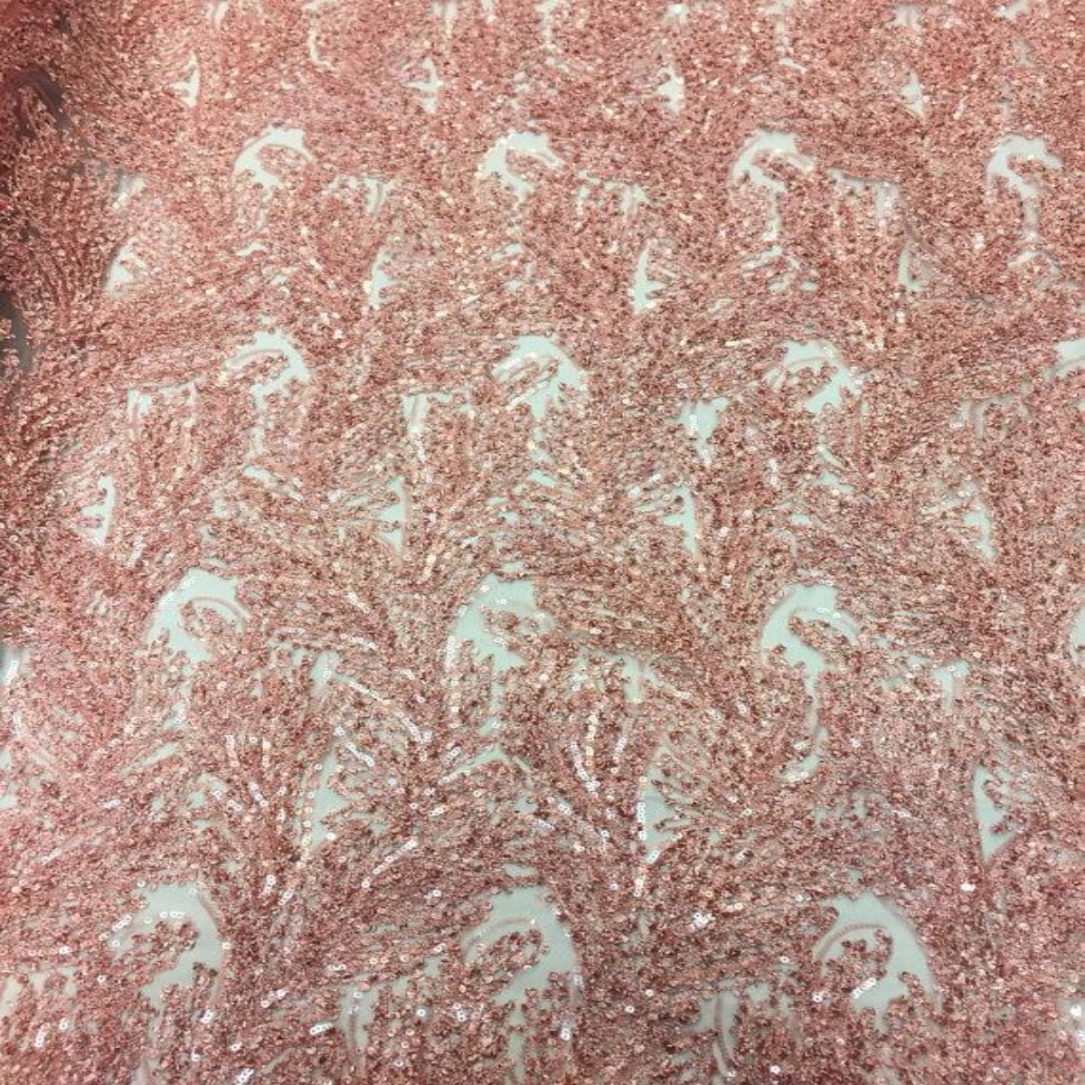 Cozy Pop Thread Floral Sequins Fabric