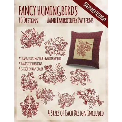 Fancy Hummingbirds Hand Embroidery Patterns