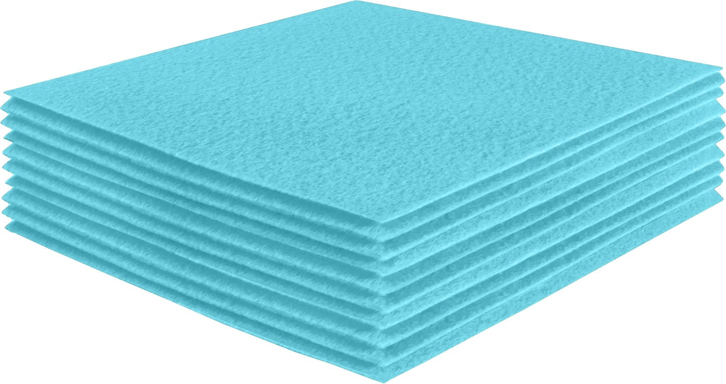FabricLA Acrylic Felt Craft Sheet Packs – Baby Blue | Soft 100% Acrylic Felt Sheets for DIY & Crafts