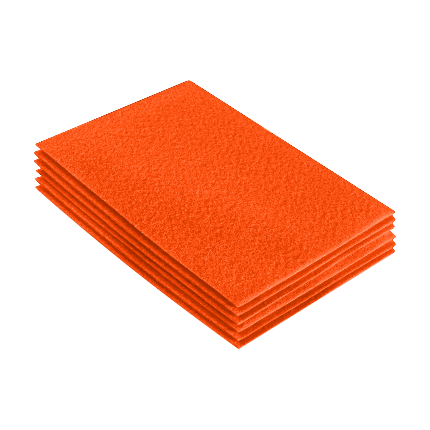 FabricLA Acrylic Felt 9"X12" Sheet Packs | Light Orange