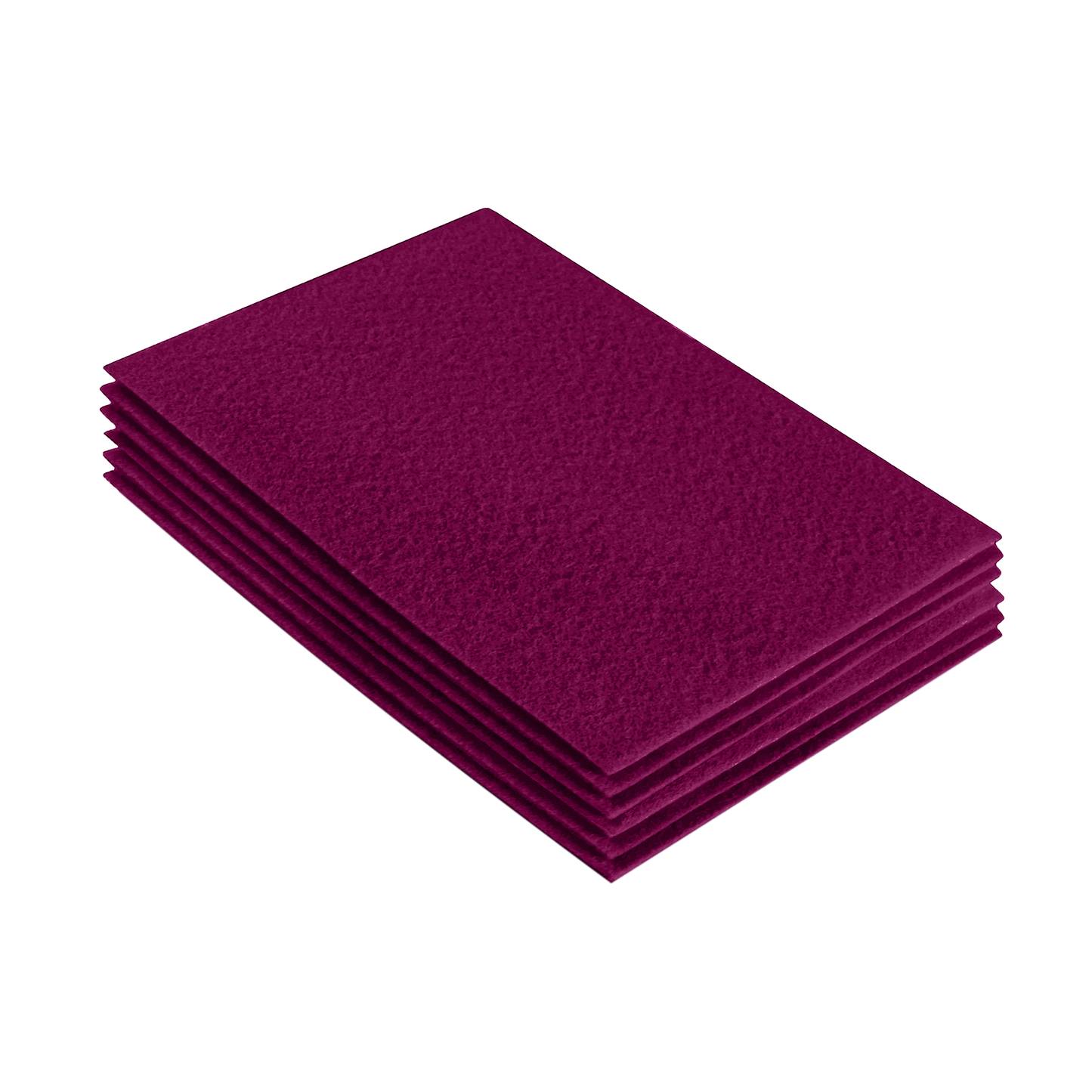 FabricLA Acrylic Felt 9"X12" Sheet Packs | Oxblood Burgundy