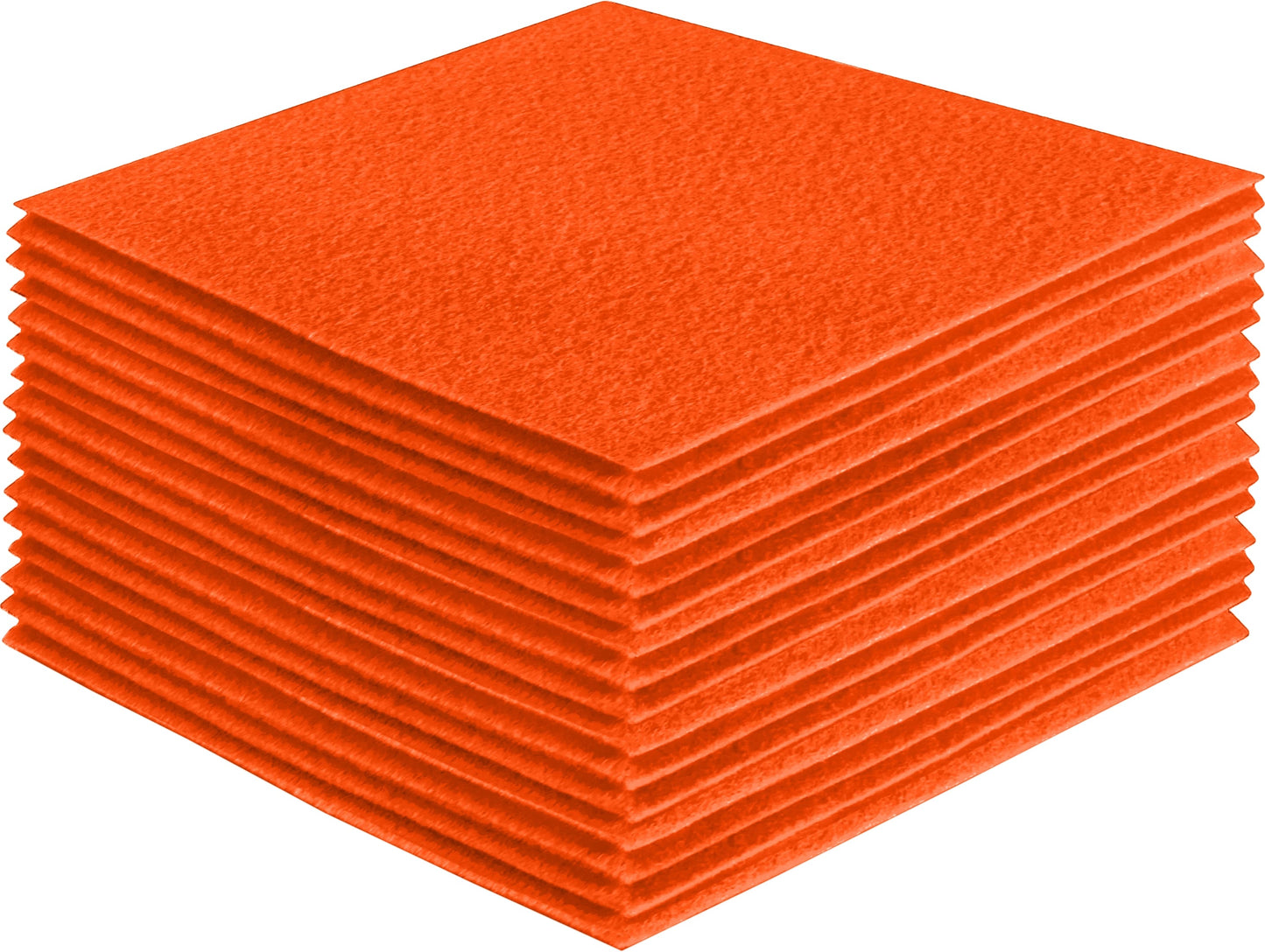 FabricLA Acrylic Felt Craft Sheet Packs – Light Orange | Soft 100% Acrylic Felt Sheets for DIY & Crafts