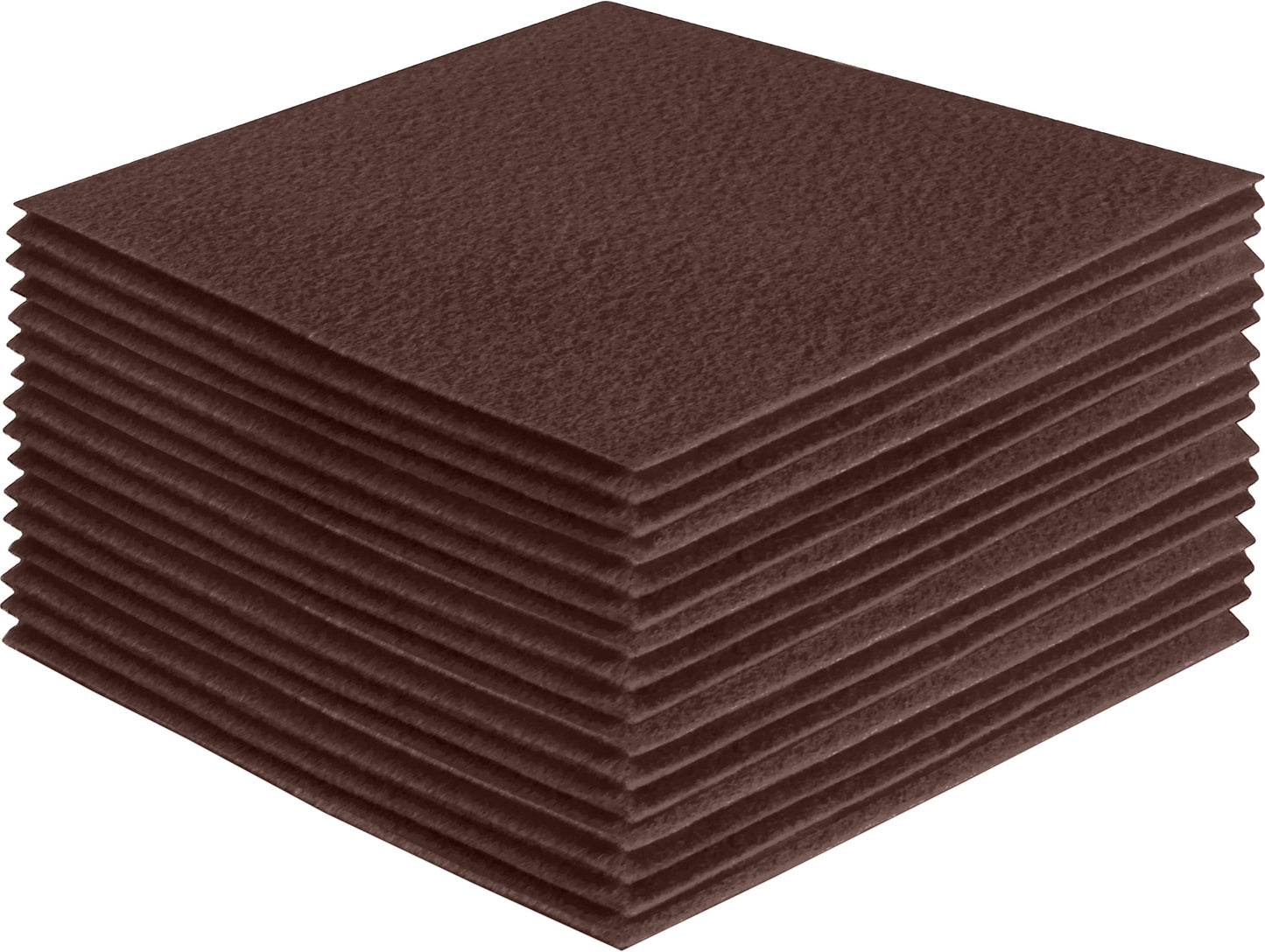 FabricLA Acrylic Felt Craft Sheet Packs – Light Brown | Soft 100% Acrylic Felt Sheets for DIY & Sewing