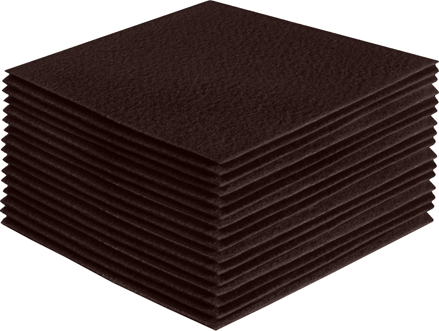 FabricLA Acrylic Felt Craft Sheet Packs – Brown | Soft 100% Acrylic Felt Sheets for DIY & Crafts
