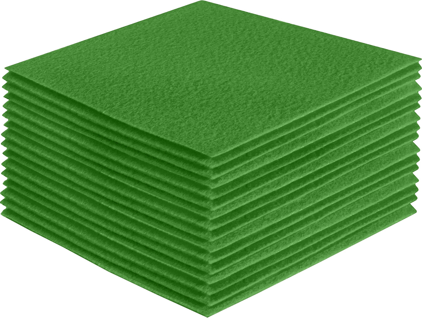 FabricLA Acrylic Felt Craft Sheet Packs – Apple Green | Soft 100% Acrylic Felt Sheets for DIY & Crafts