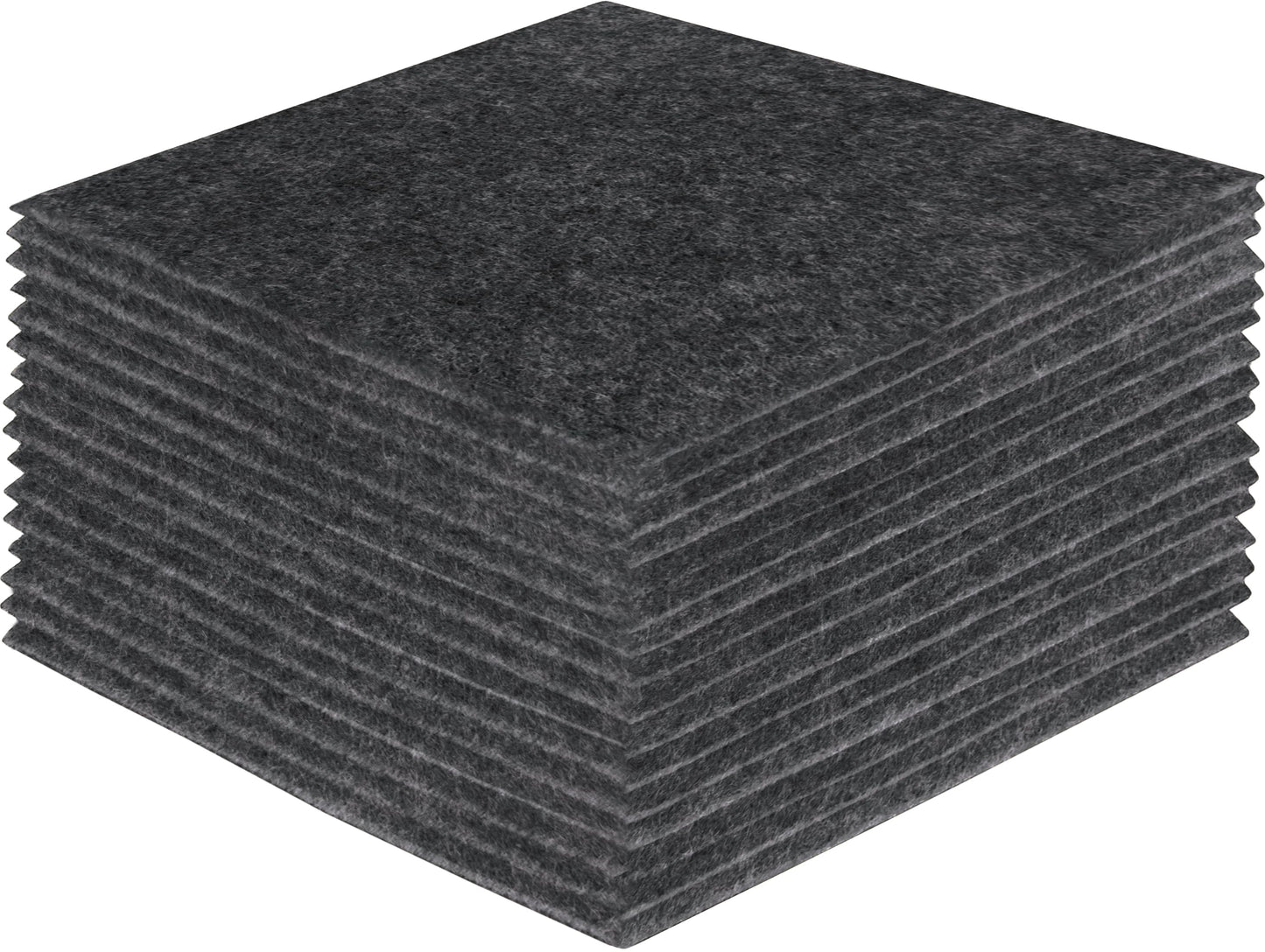 FabricLA Acrylic Felt Craft Sheet Packs – Charcoal | Soft 100% Acrylic Felt Sheets for DIY & Crafts