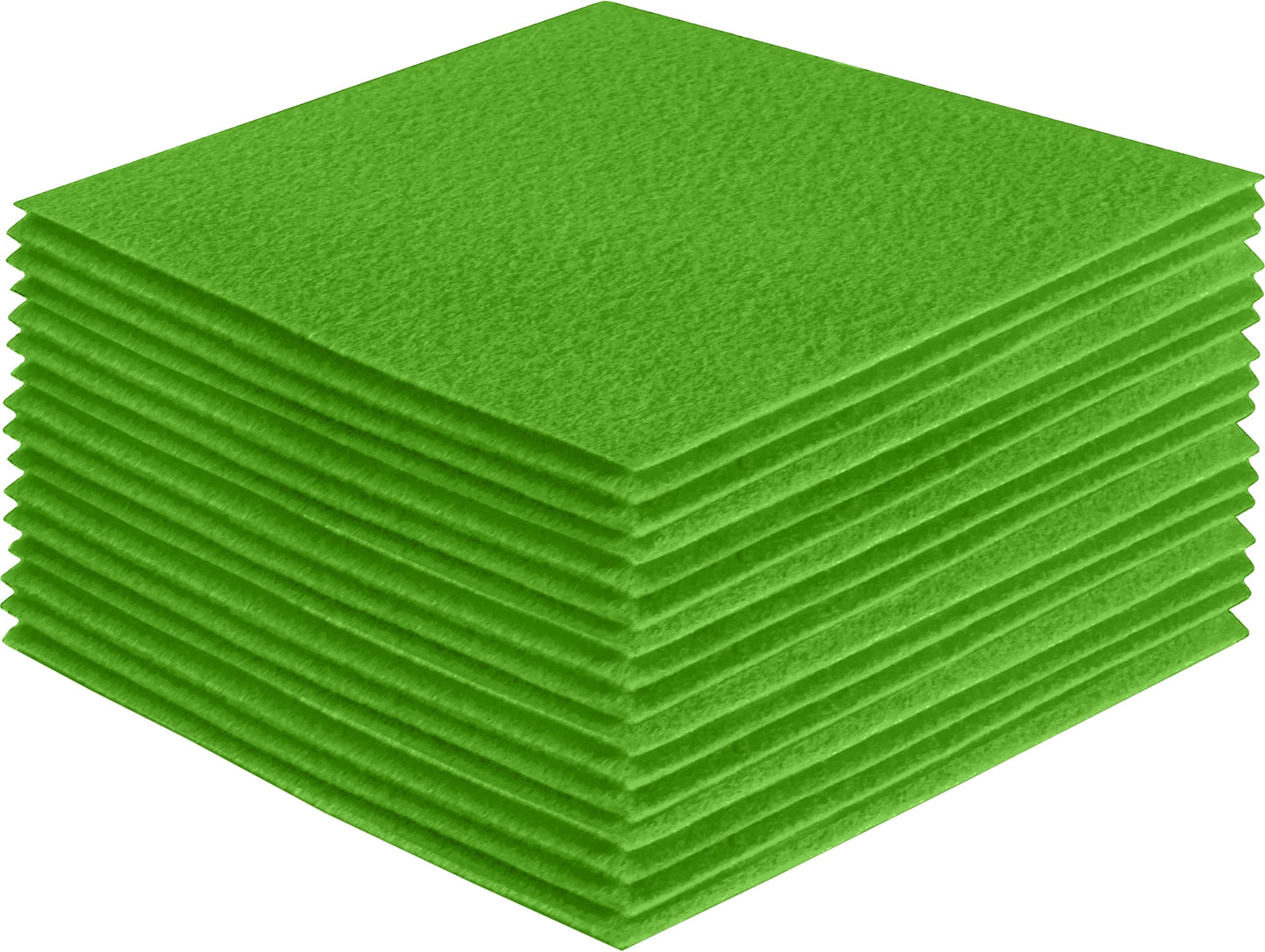 FabricLA Acrylic Felt Craft Sheet Packs – Lime | Soft 100% Acrylic Felt Sheets for DIY & Crafts