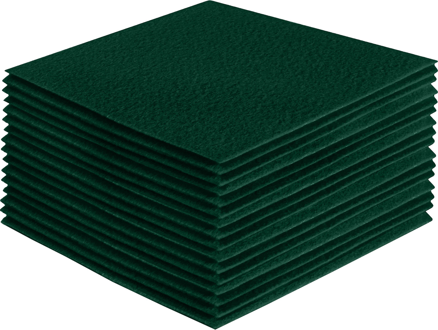 FabricLA Acrylic Felt Craft Sheet Packs – Hunter Green | Soft 100% Acrylic Felt Sheets for DIY & Crafts
