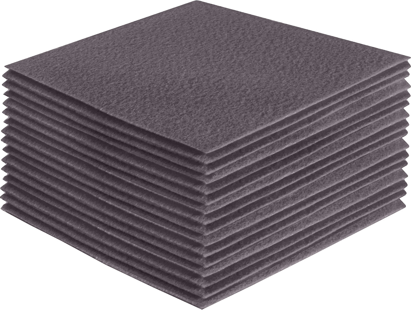 FabricLA Acrylic Felt Craft Sheet Packs – Platinum Gray | Soft 100% Acrylic Felt Sheets for DIY & Crafts