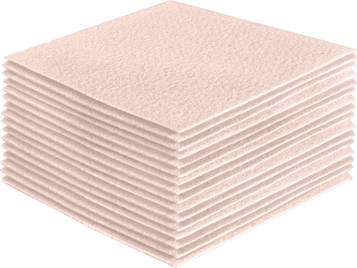 FabricLA Acrylic Felt Craft Sheet Packs – Ivory | Soft 100% Acrylic Felt Sheets for DIY & Crafts