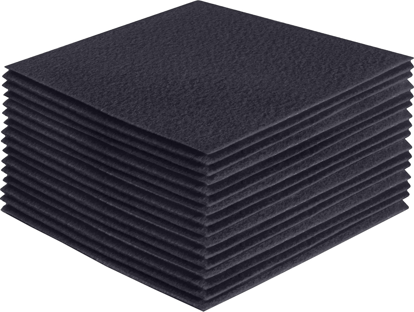 FabricLA Acrylic Felt Craft Sheet Packs – Dark Gray | Soft 100% Acrylic Felt Sheets for DIY & Crafts