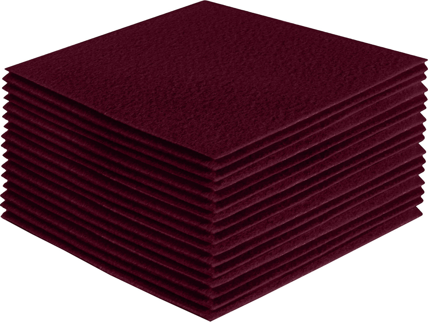FabricLA Acrylic Felt Craft Sheet Packs – Burgundy | Soft 100% Acrylic Felt Sheets for DIY & Sewing Projects