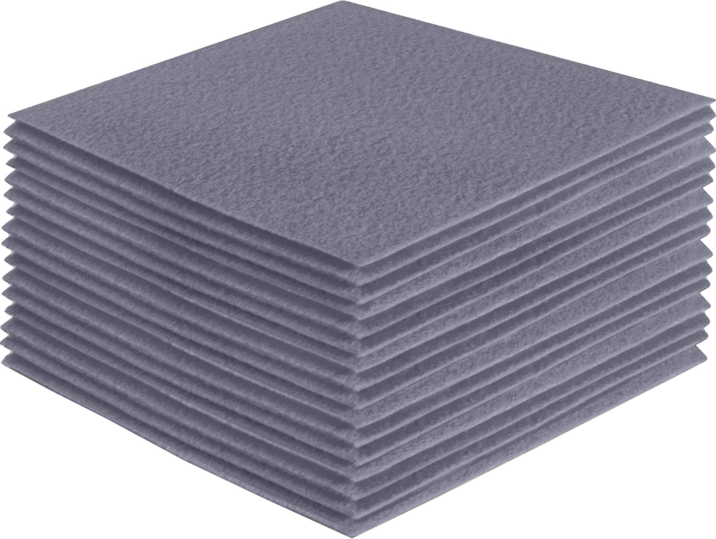 Acrylic Felt Craft Sheet Packs – Gray | 100% Soft Felt Sheets by FabricLA