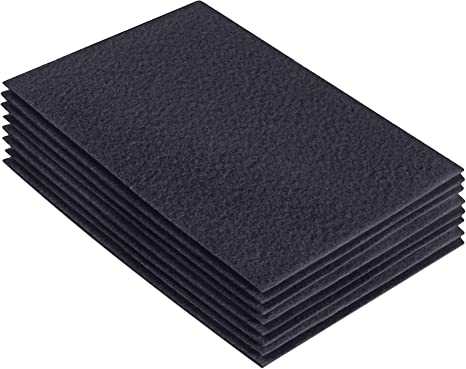 FabricLA Acrylic Felt 9"X12" Sheet Packs | Dark Gray