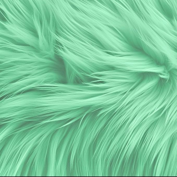 Faux Fur Fabric Squares - Shaggy Fur Patches 4x4 Inches for DIY Crafts, Chair Covers, Seat Cushions - Available in 4, 8, 16 Packs