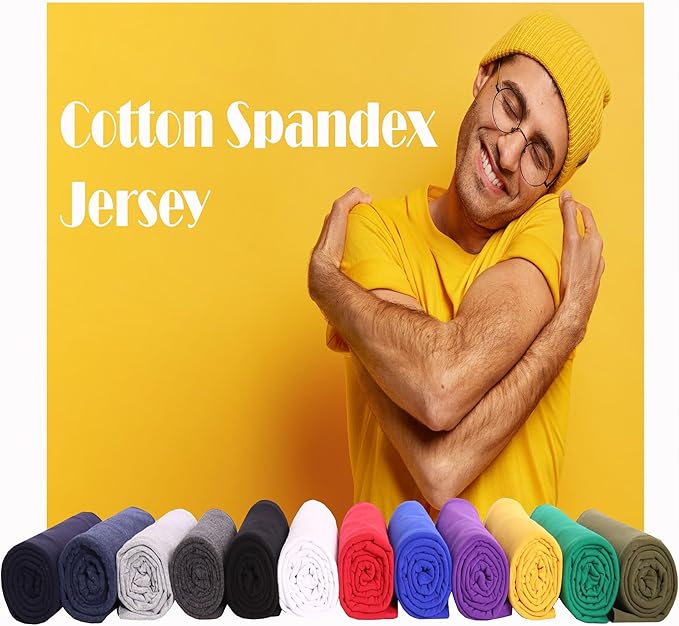 Wholesale Cotton Spandex Jersey Knit Fabric – 12oz | Cream