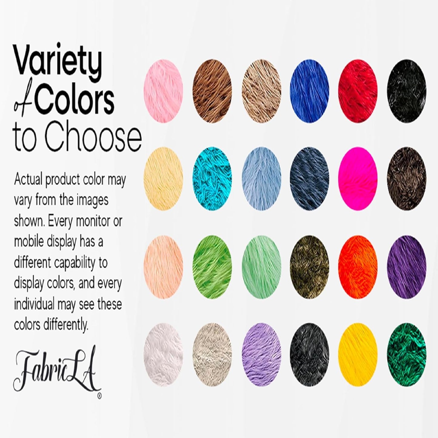 Faux Fur Fabric Squares - Shaggy Fur Patches 4x4 Inches for DIY Crafts, Chair Covers, Seat Cushions - Available in 4, 8, 16 Packs