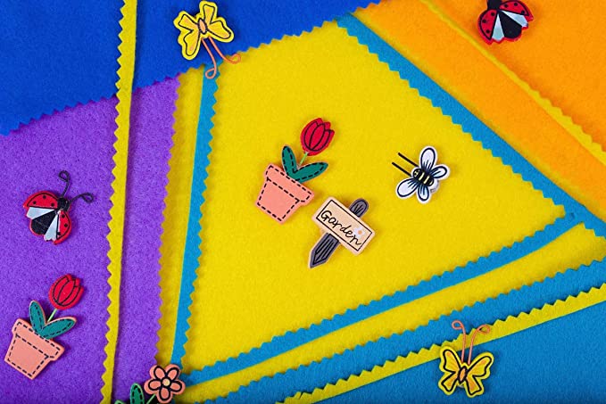 FabricLA Acrylic Felt 9"X12" Sheet Packs | Oxblood Burgundy