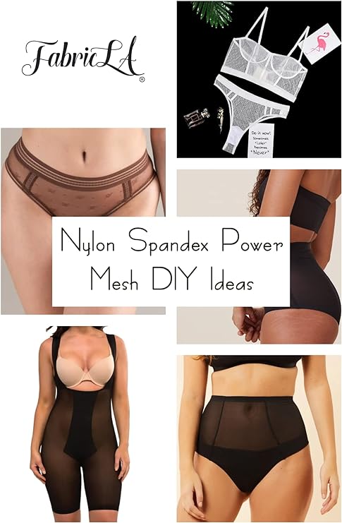 FabricLA Nylon Spandex Performance Power Mesh Fabric | Navy