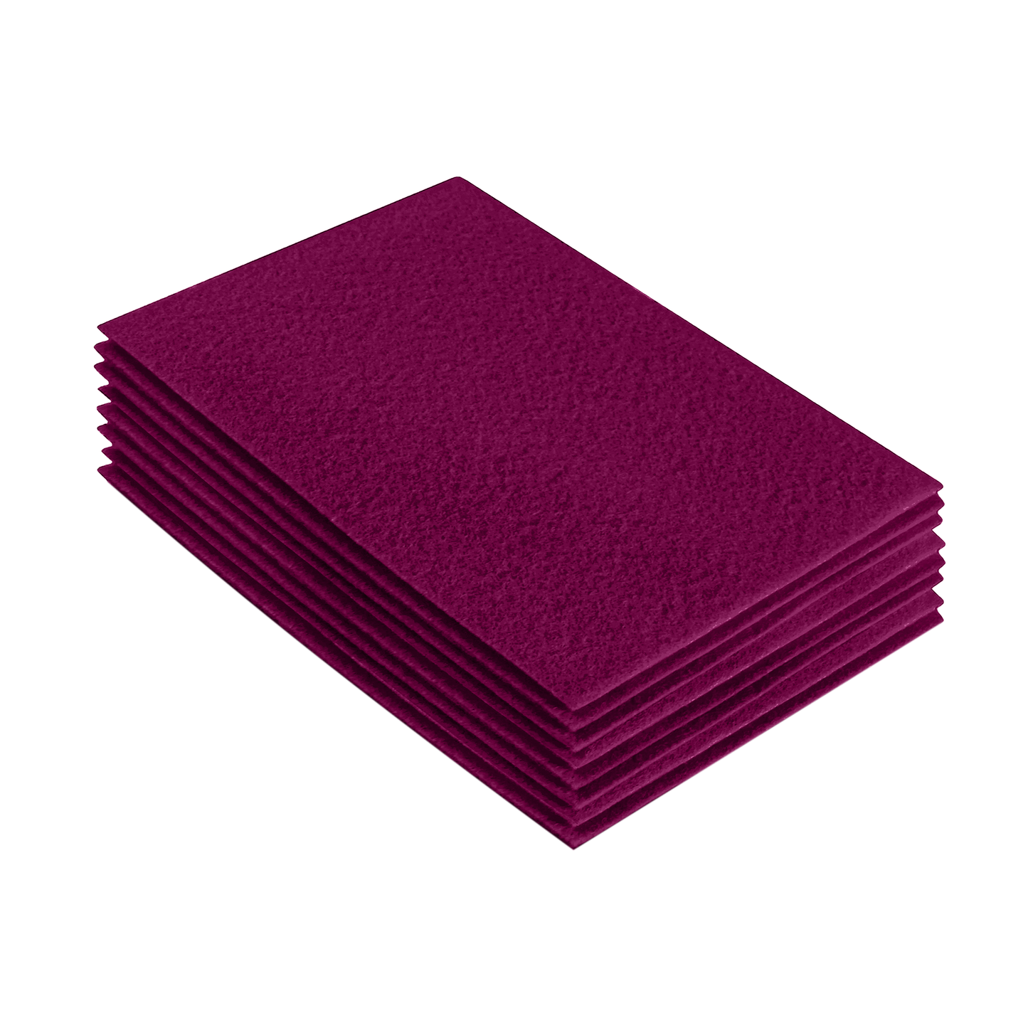 FabricLA Acrylic Felt 9"X12" Sheet Packs | Oxblood Burgundy