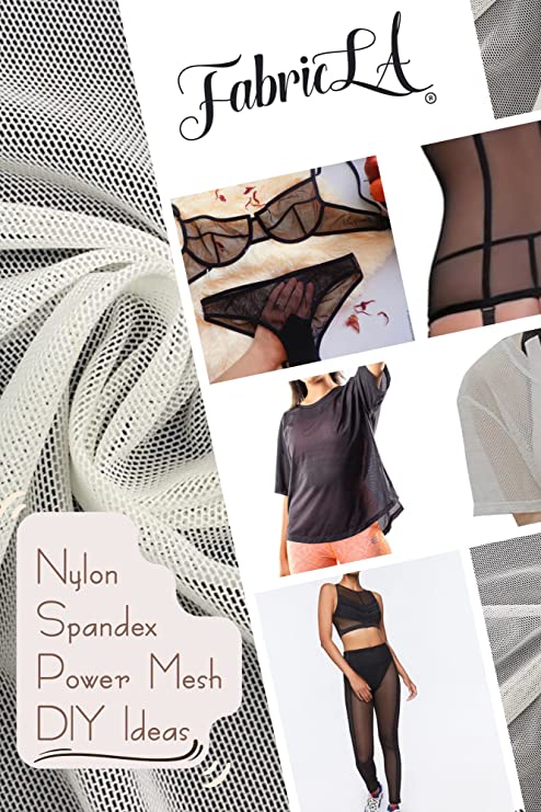 FabricLA Nylon Spandex Performance Power Mesh Fabric | Dusty Pink