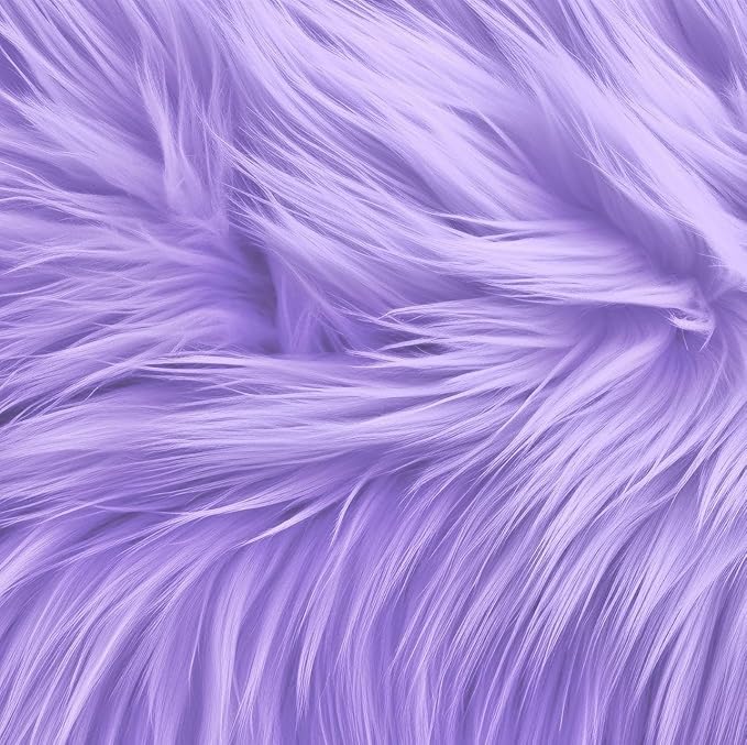 Faux Fur Fabric Squares - Shaggy Fur Patches 6x6 Inches for DIY Crafts, Chair Covers, Seat Cushions - Available in 4, 8, 16 Packs