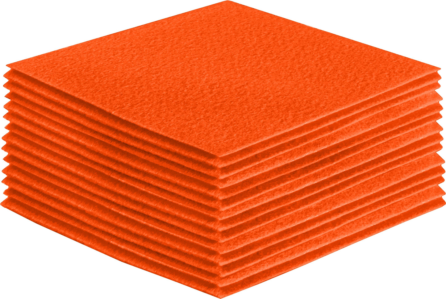 FabricLA Acrylic Felt Craft Sheet Packs – Light Orange | Soft 100% Acrylic Felt Sheets for DIY & Crafts