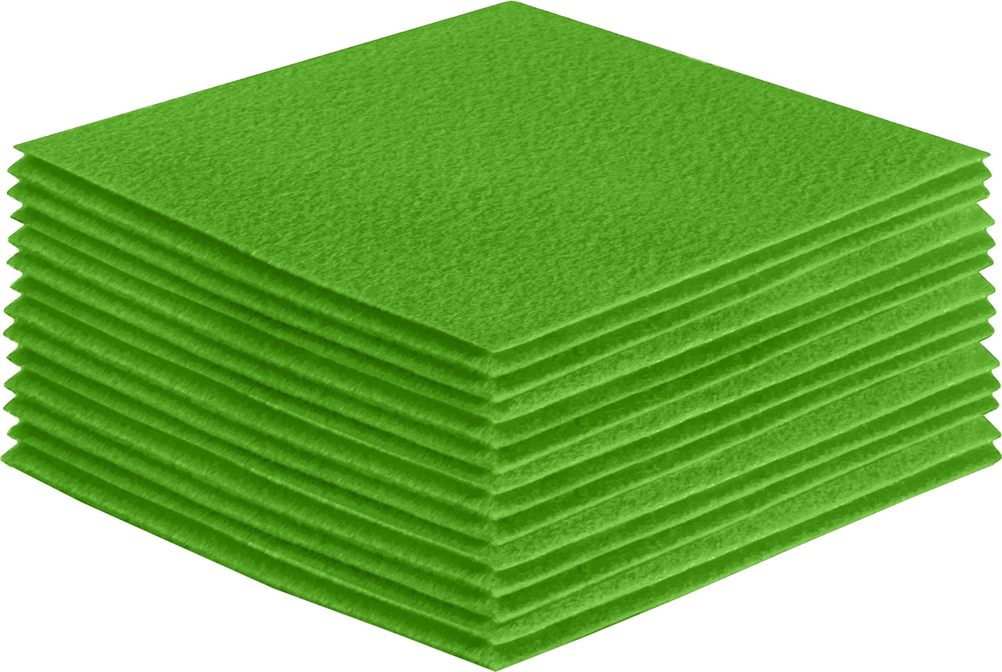 FabricLA Acrylic Felt Craft Sheet Packs – Lime | Soft 100% Acrylic Felt Sheets for DIY & Crafts
