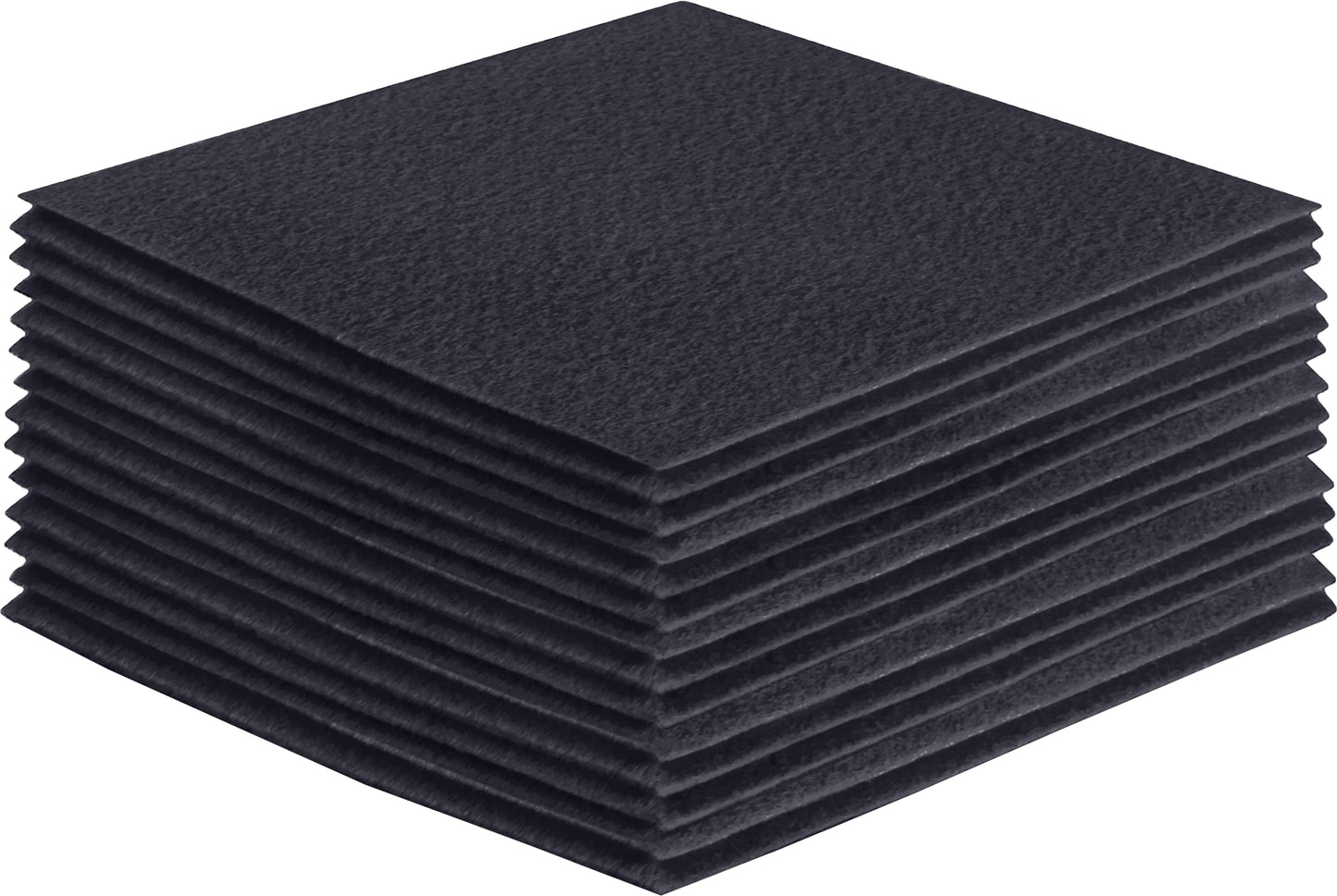 FabricLA Acrylic Felt Craft Sheet Packs – Dark Gray | Soft 100% Acrylic Felt Sheets for DIY & Crafts