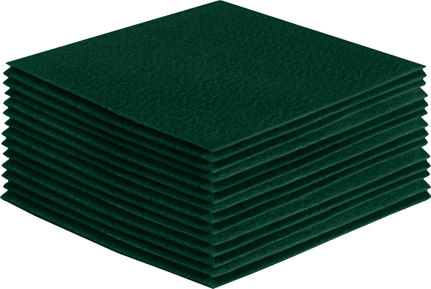 FabricLA Acrylic Felt Craft Sheet Packs – Hunter Green | Soft 100% Acrylic Felt Sheets for DIY & Crafts