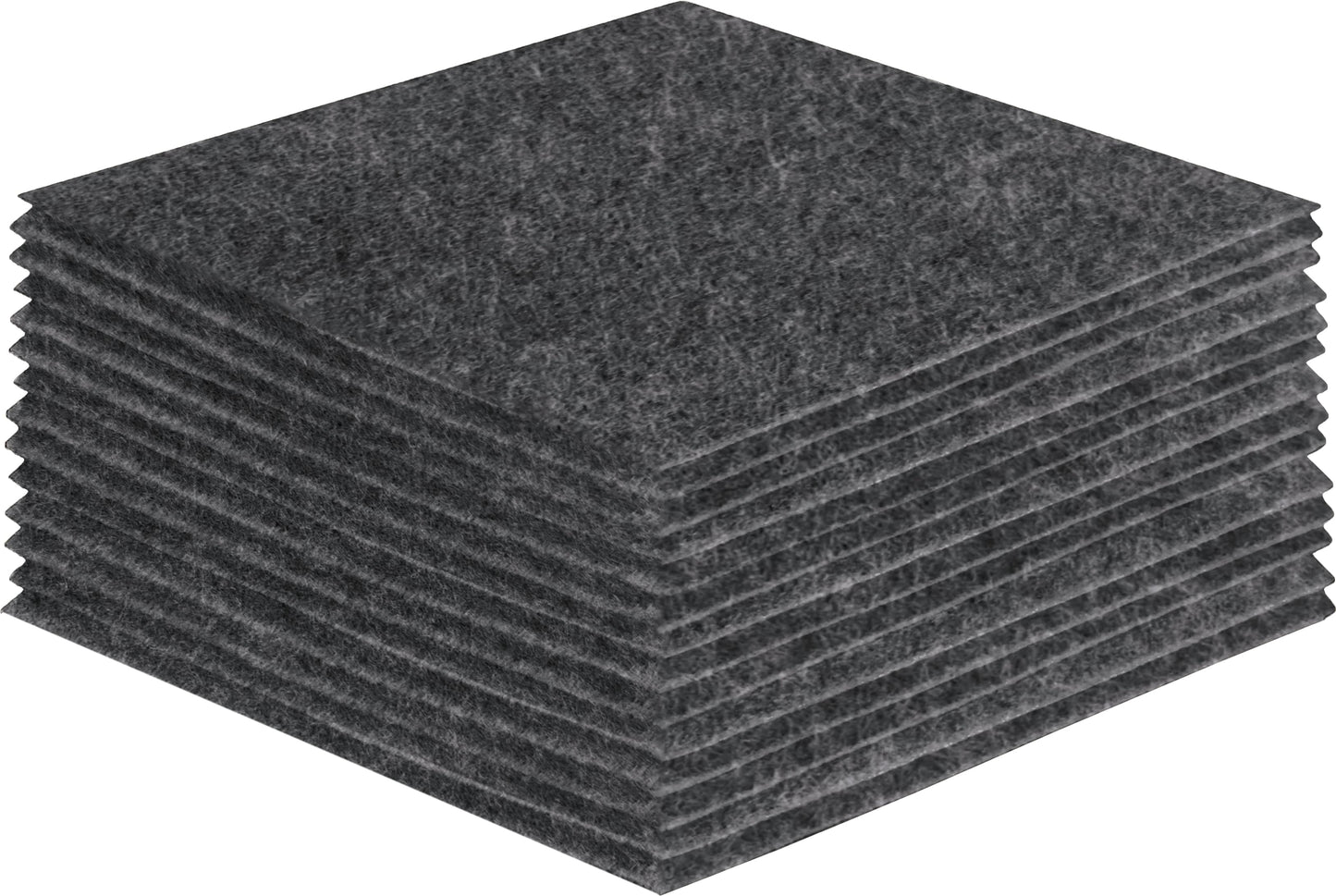 FabricLA Acrylic Felt Craft Sheet Packs – Charcoal | Soft 100% Acrylic Felt Sheets for DIY & Crafts