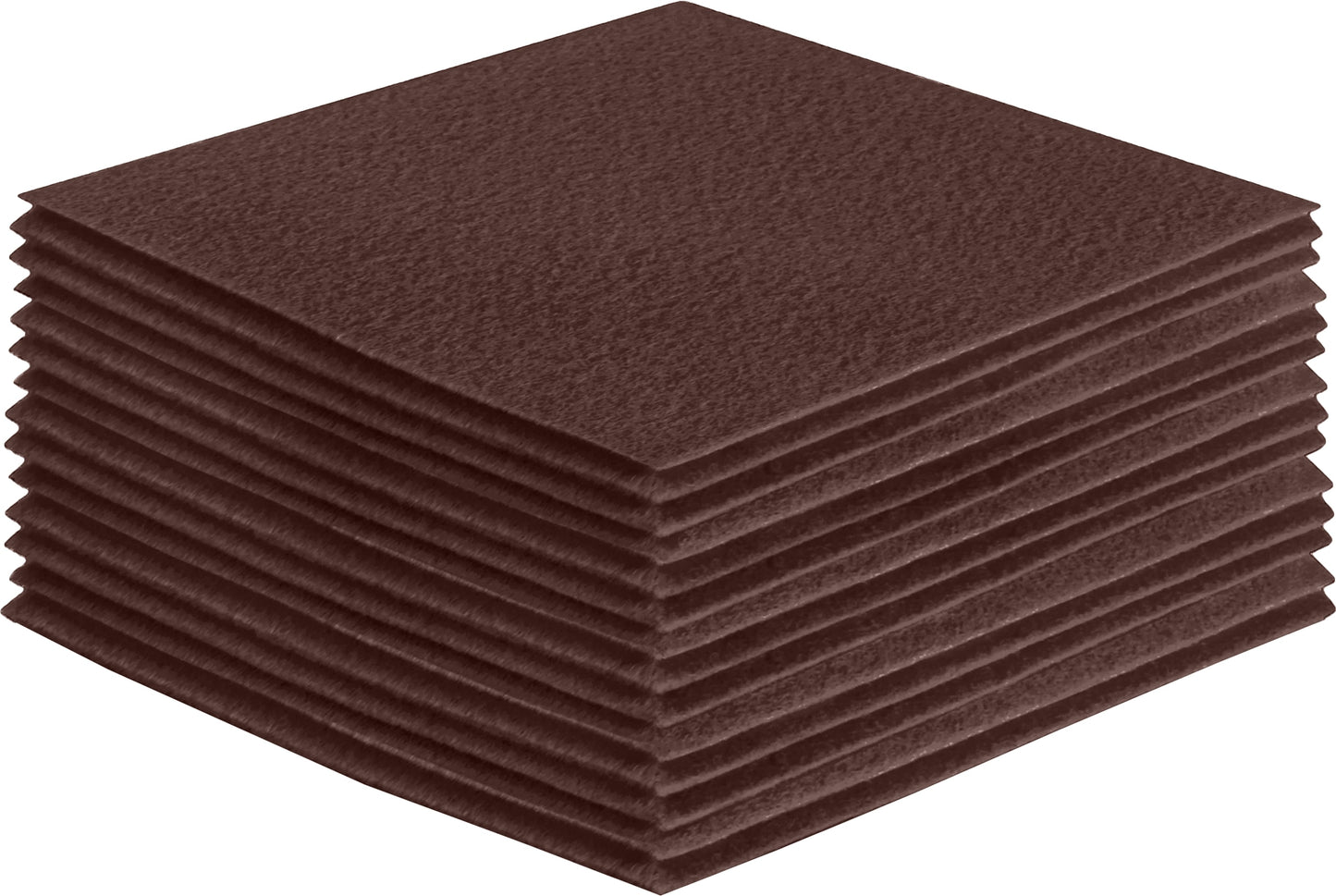 FabricLA Acrylic Felt Craft Sheet Packs – Light Brown | Soft 100% Acrylic Felt Sheets for DIY & Sewing