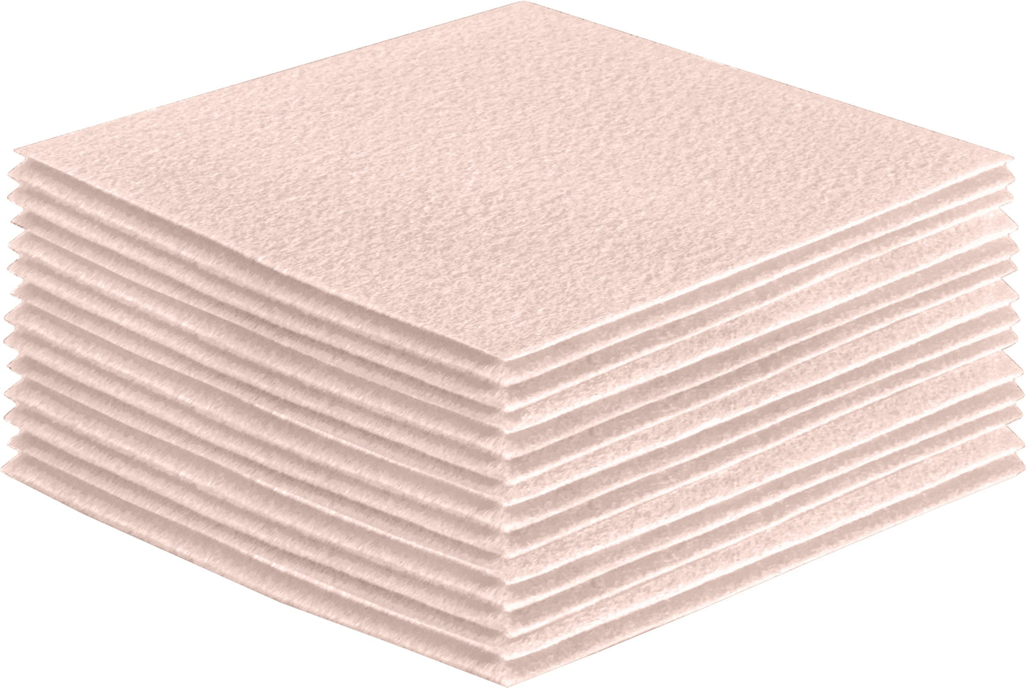 FabricLA Acrylic Felt Craft Sheet Packs – Ivory | Soft 100% Acrylic Felt Sheets for DIY & Crafts