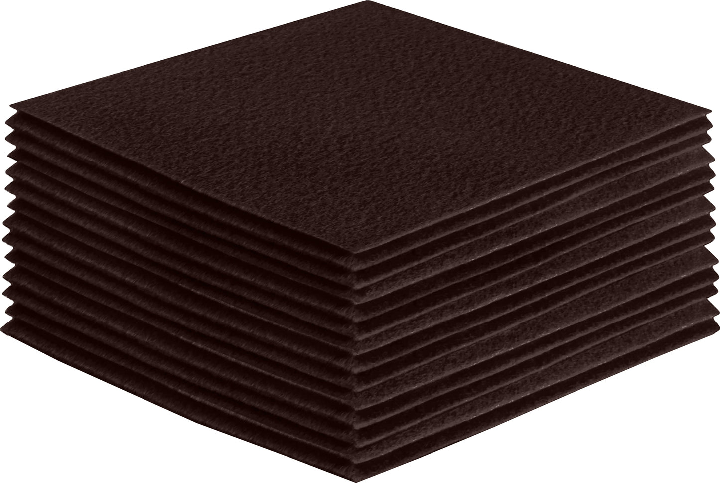 FabricLA Acrylic Felt Craft Sheet Packs – Brown | Soft 100% Acrylic Felt Sheets for DIY & Crafts