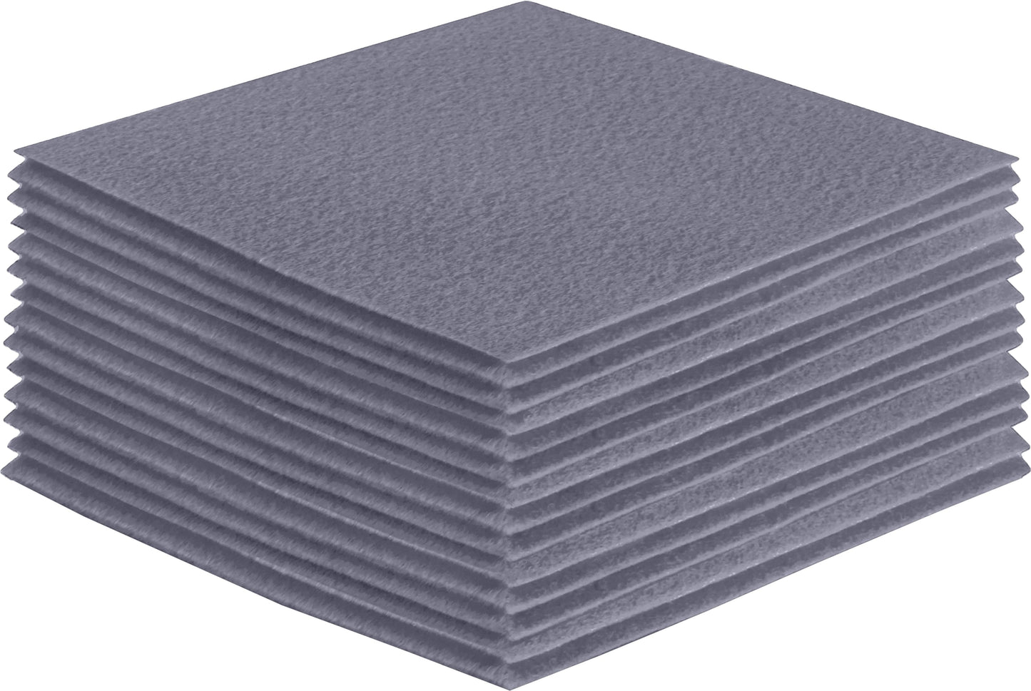 Acrylic Felt Craft Sheet Packs – Gray | 100% Soft Felt Sheets by FabricLA