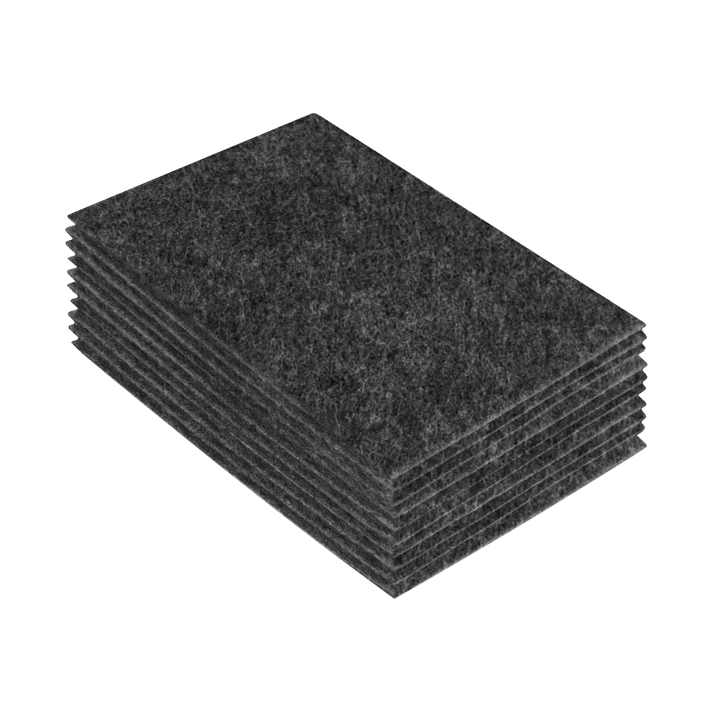FabricLA Acrylic Felt 9"X12" Sheet Packs | Charcoal
