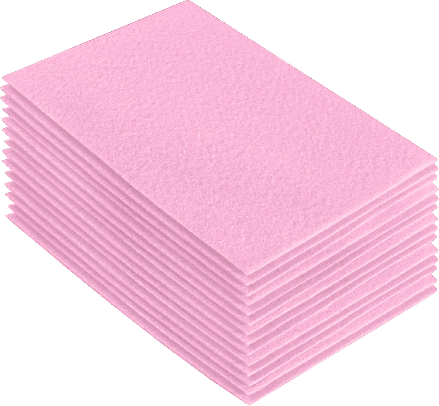 FabricLA Acrylic Felt Craft Sheet Packs – Baby Pink | Soft 100% Acrylic Felt Sheets for DIY & Crafts