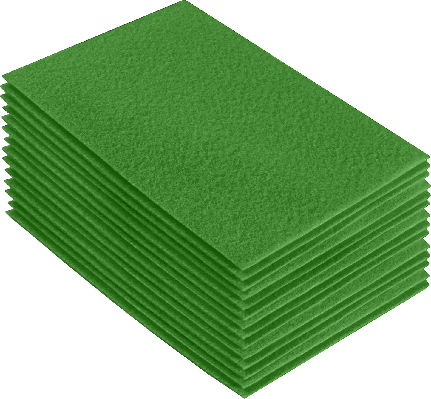 FabricLA Acrylic Felt Craft Sheet Packs – Apple Green | Soft 100% Acrylic Felt Sheets for DIY & Crafts